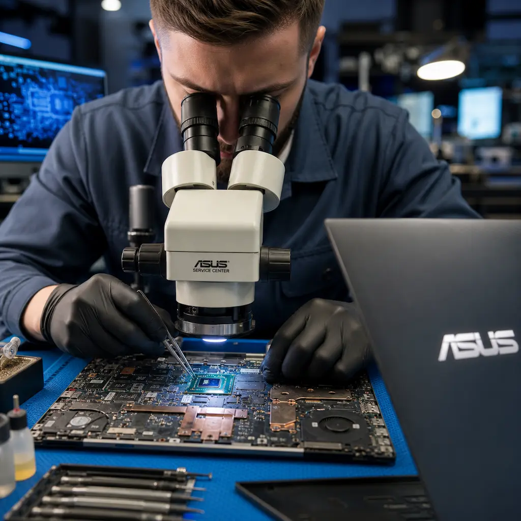 Замена видеокарты ноутбука Asus в Красном Селе