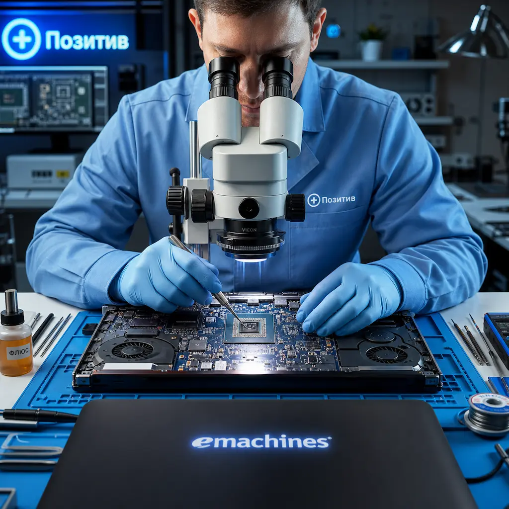 Замена видеокарты ноутбука Emachines в Красном Селе