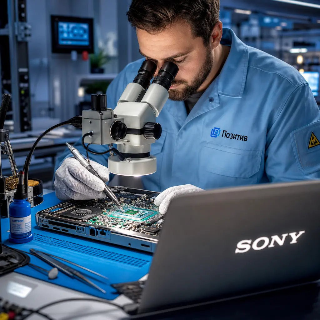 Замена видеокарты ноутбука Sony в Красном Селе