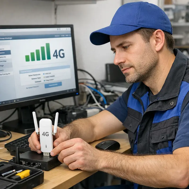 Настройка LTE модема в Красном Селе