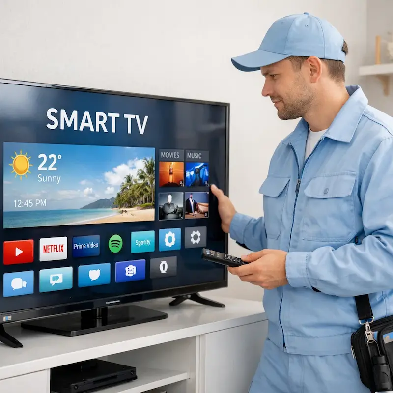 Настройка Smart TV в Красном Селе