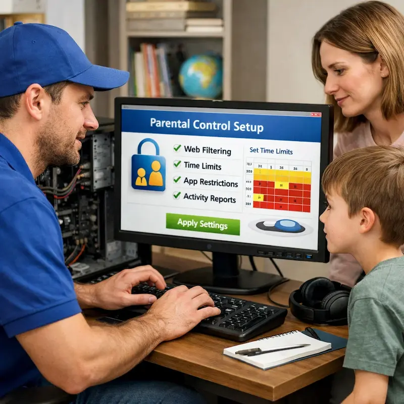 установка родительского контроля в Красном Селе