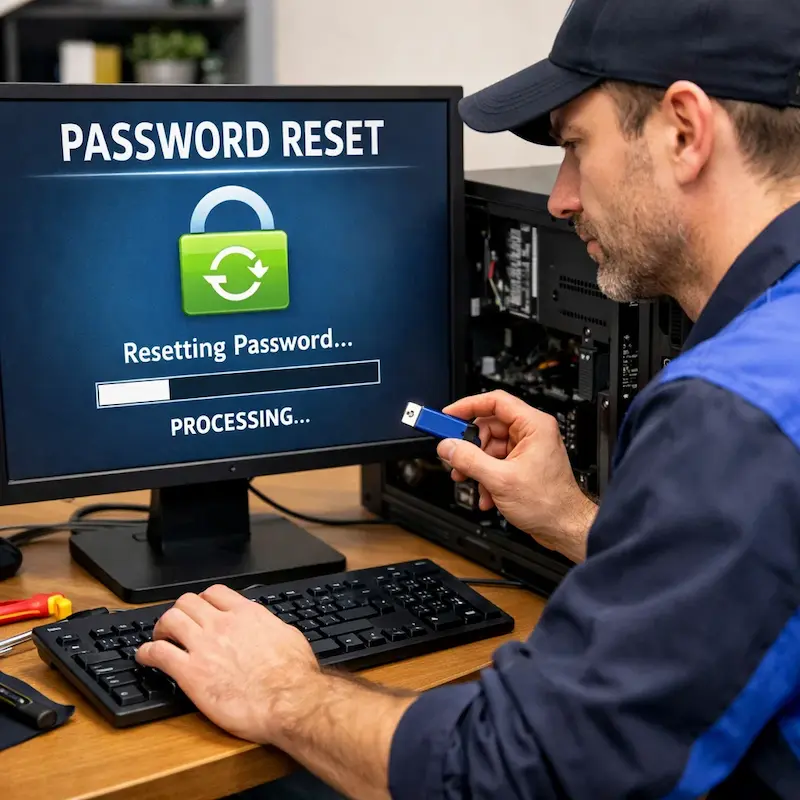 Удаление пароля на компьютере в Красном Селе