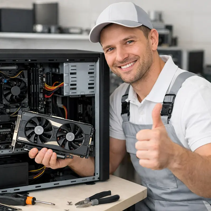 Замена видеокарты ПК в Красном Селе