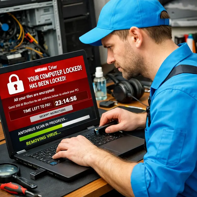 Удалить винлокер в Красном Селе